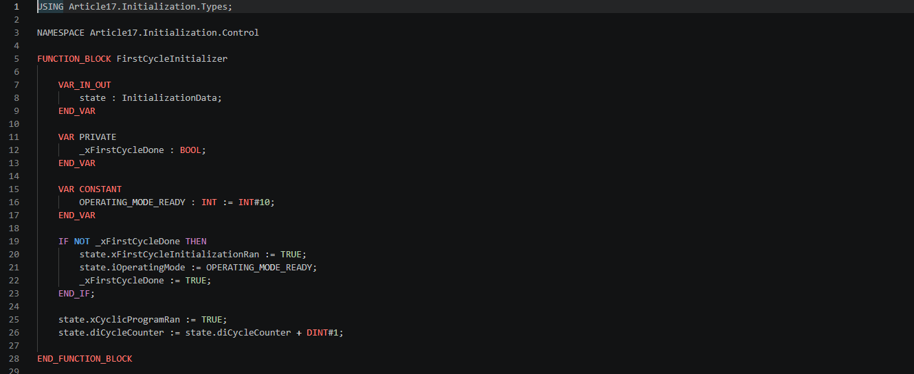 Initialization Patterns in SIMATIC AX — Startup Task and ProgramCycle
